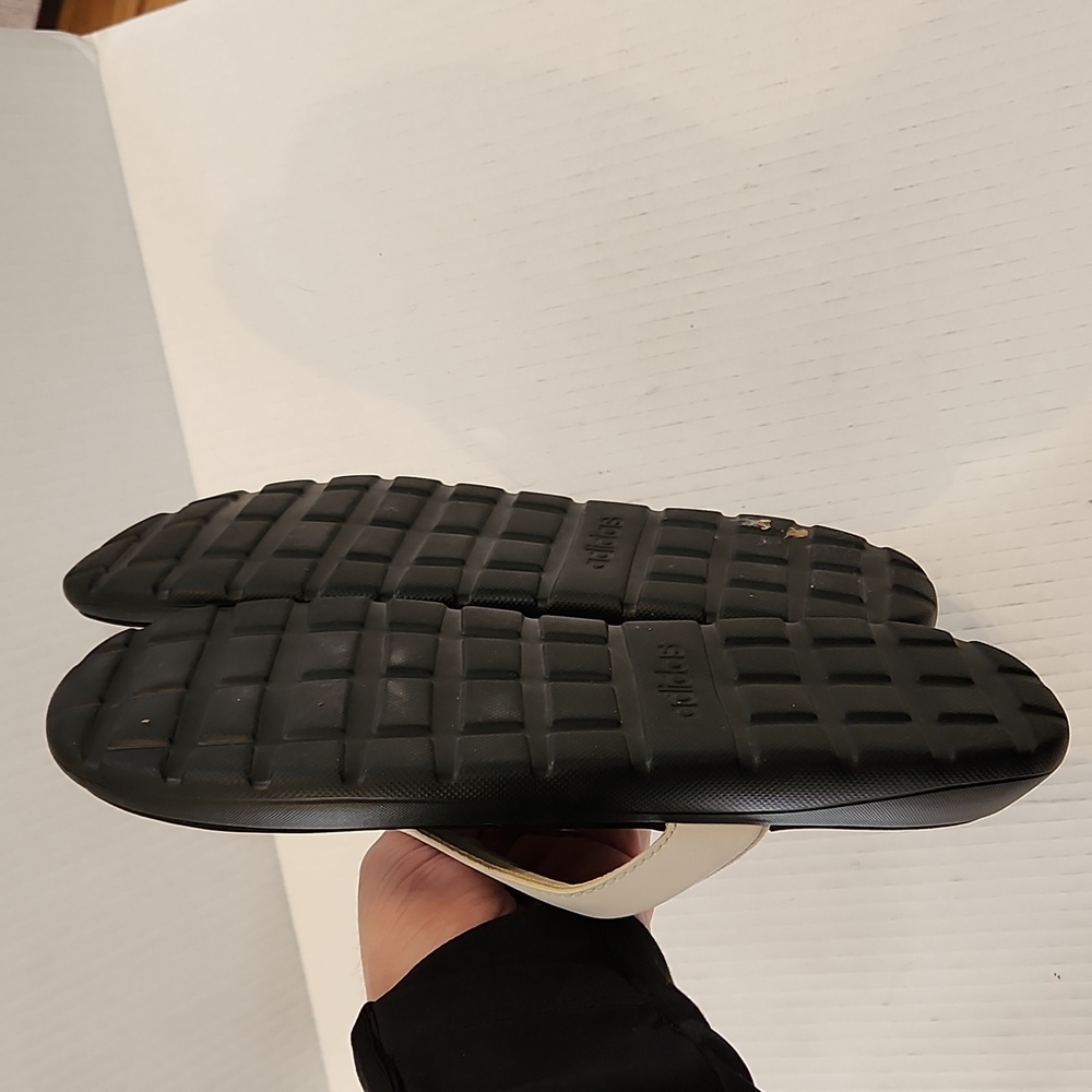 Adidas flip flop sandals mens size 10 - Picture 5 of 6